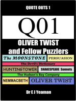 Oliver Twist and Fellow Puzzlers (Quote-Outs 1)