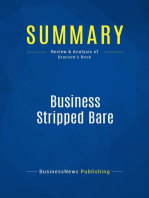 Business Stripped Bare (Review and Analysis of Branson's Book)