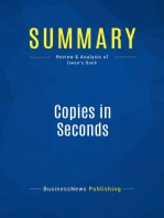 Copies in Seconds (Review and Analysis of Owen's Book)
