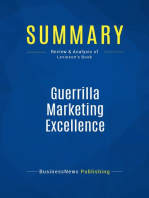 Guerrilla Marketing Excellence (Review and Analysis of Levinson's Book)