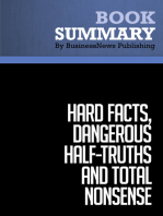 Summary: Hard Facts, Dangerous Half-Truths and Total Nonsense: Review and Analysis of Pfeffer and Sutton's Book