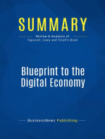 Blueprint to the Digital Economy (Review and Analysis of Tapscott, Lowy and Ticoll's Book)