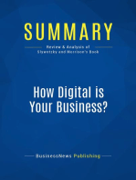 How Digital is Your Business? (Review and Analysis of Slywotzky and Morrison's Book)