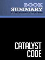 Summary: Catalyst Code: Review and Analysis of Evans and Schmalensee's Book