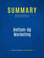 Bottom-Up Marketing (Review and Analysis of Ries and Trout's Book)