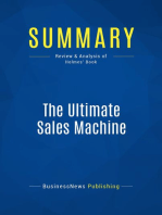 The Ultimate Sales Machine (Review and Analysis of Holmes' Book)