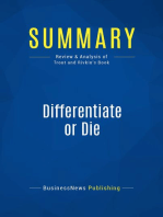 Differentiate or Die (Review and Analysis of Trout and Rivkin's Book)
