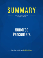 Hundred Percenters (Review and Analysis of Murphy's Book)