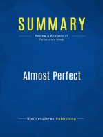 Almost Perfect (Review and Analysis of Peterson's Book)