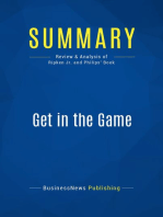 Get in the Game (Review and Analysis of Ripken Jr. and Philips' Book)