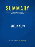Value Nets (Review and Analysis of Bovet and Martha's Book)