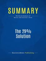 The 29% Solution (Review and Analysis of Misner and Donovan's Book)