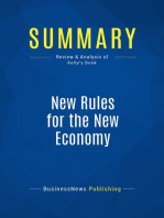 New Rules for the New Economy (Review and Analysis of Kelly's Book)