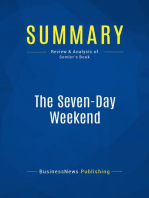 The Seven-Day Weekend (Review and Analysis of Semler's Book)