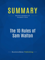The 10 Rules of Sam Walton (Review and Analysis of Bergdahl's Book)
