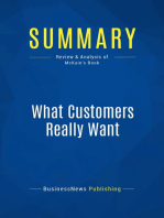 What Customers Really Want (Review and Analysis of McKain's Book)