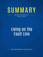 Living on the Fault Line (Review and Analysis of Moore's Book)