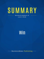 Win (Review and Analysis of Luntz's Book)