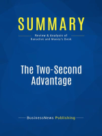 The Two-Second Advantage (Review and Analysis of Ranadive and Maney's Book)