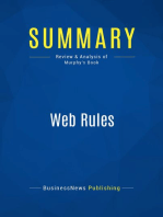 Web Rules (Review and Analysis of Murphy's Book)