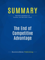 The End of Competitive Advantage (Review and Analysis of Gunther and Mcgrath's Book)