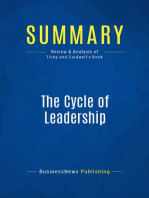 The Cycle of Leadership (Review and Analysis of Tichy and Cardwell's Book)