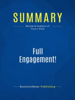 Full Engagement! (Review and Analysis of Tracy's Book)