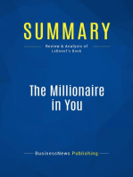 The Millionaire in You (Review and Analysis of LeBoeuf's Book)