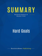 Hard Goals (Review and Analysis of Murphy's Book)