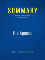 The Agenda (Review and Analysis of Hammer's Book)