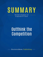 Outthink the Competition (Review and Analysis of Krippendorff's Book)