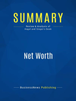 Net Worth (Review and Analysis of Hagel and Singer's Book)