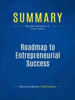 Roadmap to Entrepreneurial Success (Review and Analysis of Price's Book)