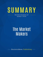 The Market Makers (Review and Analysis of Spluber's Book)