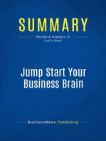 Jump Start Your Business Brain (Review and Analysis of Hall's Book)