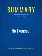 No Excuses! (Review and Analysis of Tracy's Book)