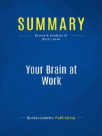 Your Brain at Work (Review and Analysis of Rock's Book)