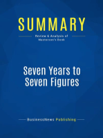 Seven Years to Seven Figures (Review and Analysis of Masterson's Book)