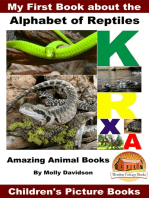 My First Book about the Alphabet of Reptiles: Amazing Animal Books - Children's Picture Books