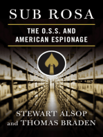 Sub Rosa: The O. S. S. and American Espionage
