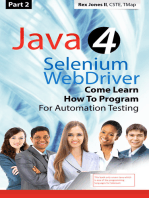 (Part 2) Java 4 Selenium WebDriver