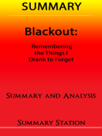 Blackout: Remembering the Things I Drank to Forget | Summary