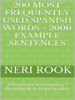 200 Most Frequently Used Spanish Words + 2000 Example Sentences