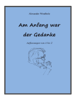 Am Anfang war der Gedanke