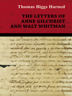 The Letters of Anne Gilchrist and Walt Whitman