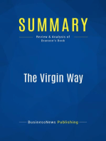 The Virgin Way (Review and Analysis of Branson's Book)