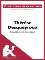 Thérèse Desqueyroux de François Mauriac: Questionnaire de lecture