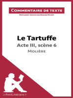 Le Tartuffe de Molière - Acte III, scène 6: Commentaire de texte