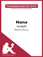 Nana de Zola - Incipit: Commentaire de texte