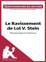 Le Ravissement de Lol V. Stein de Marguerite Duras: Questionnaire de lecture